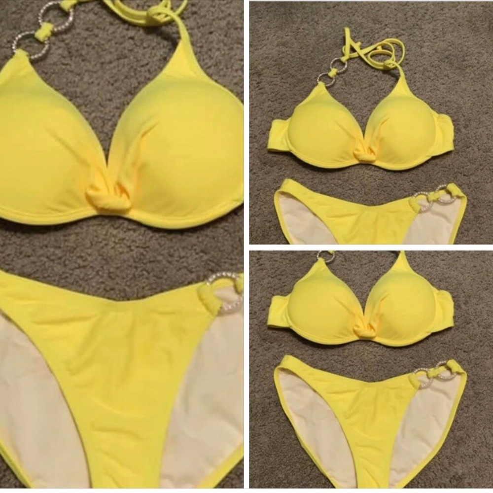 Lady M yellow swimsuit